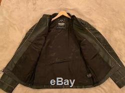 Affliction Mens Limited Edition Black Premium Leather Jacket #1169 Sz XL