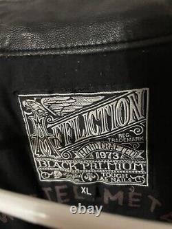 Affliction Motors American Customs Black Premium Jacket XL Excellent Condition