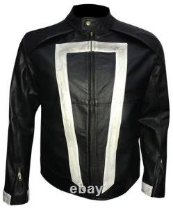 Agent Of Shield Robbie Reyes Ghost Rider Casual Motorcycle Biker Leather Jacket