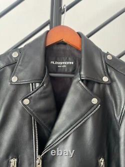 Alessandrini NYC Leather Biker Jacket Hedi Slimane Saint Laurent inspired