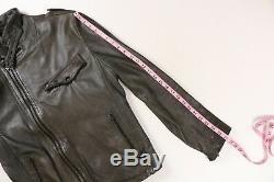 All Saints Allsaints Men Axis Leather Biker Motorcycle Jacket M Medium $650