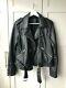 All Saints Black Balfern Biker leather jacket UK size 14