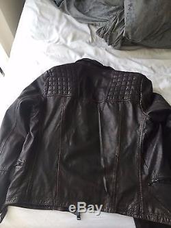 All Saints Conroy Leather Biker Jacket AllSaints Spitalfields