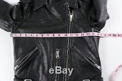 All Saints Leather Jacket Watson Biker Motorcycle Black Size UK 6 US 2 $650