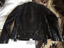 All Saints Leather Moto Jacket, Size M