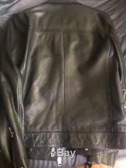 All Saints Men's Leather Jacket Size Extra Small. Great Deal! Act Now