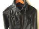 All Saints Womens Belvedere Black Leather Moto Jacket Size US 0 UK 4 EU 32