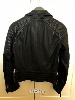 All Saints Womens Leather Jacket / Size 8