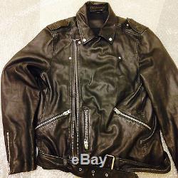 All saints Kahawa leather biker Jacket L