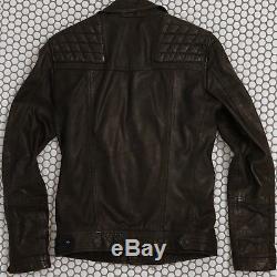 All saints leather biker jacket xs