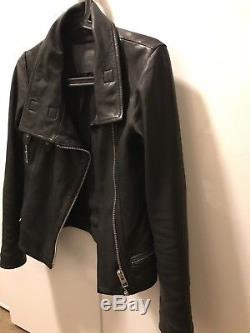 All saints leather jacket US 0 UK 4