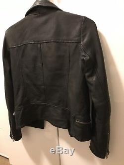 All saints leather jacket US 0 UK 4