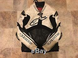 Alpinestars Atem Perforated Leather Motorcycle Jacket Size 40 Us 50 Eu