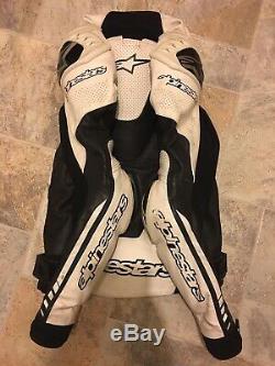 Alpinestars Atem Perforated Leather Motorcycle Jacket Size 40 Us 50 Eu