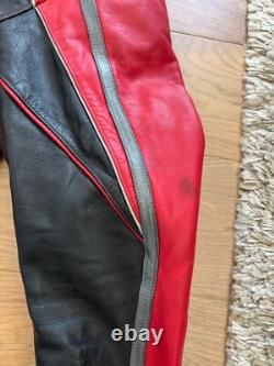 Alpinestars Black Label Leather Motorcycle Jacket Black Label Men's Size XL