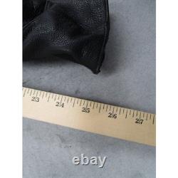 Alpinestars Black Label Mens Leather Motorcycle Jacket Black Perforated Large