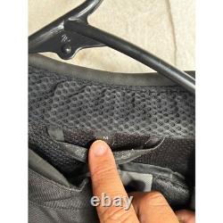 Alpinestars Black White Mesh Textile Motorcycle Riding Jacket CE Armor Protectio