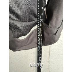 Alpinestars Black White Mesh Textile Motorcycle Riding Jacket CE Armor Protectio