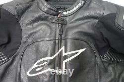 Alpinestars Leather Motorcycle Riding Racing Jacket Sz-40usa Airflow Biker Coat