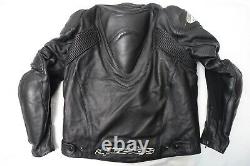 Alpinestars Leather Motorcycle Riding Racing Jacket Sz-40usa Airflow Biker Coat