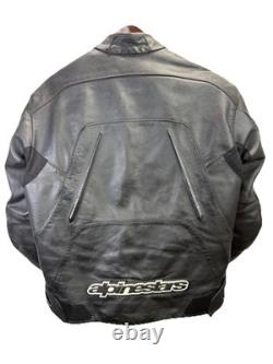Alpinestars Leather Motorcycle Size US 42 Protective Armored Jacket Heavy Duty