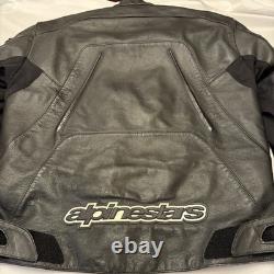Alpinestars Leather Motorcycle Size US 42 Protective Armored Jacket Heavy Duty