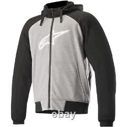 Alpinestars Men's Chrome Sport Motorcycle Jacket Melange/Gray/Black Size 4XL