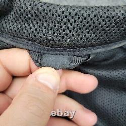 Alpinestars Mens Leather Riding Motorcycle Jacket 42 Black Armor Heavy Full Zip