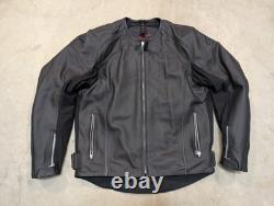 Alpinestars TZ-1 Reload Leather Jacket Mens 44 Black CLEAN