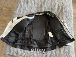 Alpinestars T-GP Plus R Air Motorcycle Padded Jacket Black/White/Lime Green 2XL