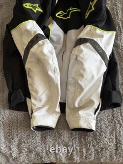 Alpinestars T-GP Plus R Air Motorcycle Padded Jacket Black/White/Lime Green 2XL