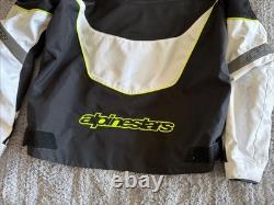 Alpinestars T-GP Plus R Air Motorcycle Padded Jacket Black/White/Lime Green 2XL