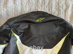 Alpinestars T-GP Plus R Air Motorcycle Padded Jacket Black/White/Lime Green 2XL
