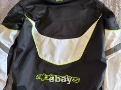 Alpinestars T-GP Plus R Air Motorcycle Padded Jacket Black/White/Lime Green 2XL