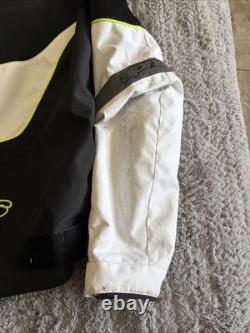Alpinestars T-GP Plus R Air Motorcycle Padded Jacket Black/White/Lime Green 2XL