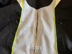 Alpinestars T-GP Plus R Air Motorcycle Padded Jacket Black/White/Lime Green 2XL
