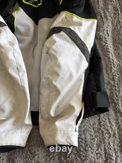 Alpinestars T-GP Plus R Air Motorcycle Padded Jacket Black/White/Lime Green 2XL