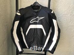 Alpinestars Tech 1R Professional Leather Motorcycle Racing Jacket. Eur 54/USA 44