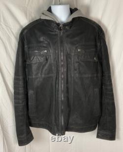 Angelo Litrico Leather Motorcycle Jacket 3XL Lined