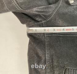 Angelo Litrico Leather Motorcycle Jacket 3XL Lined