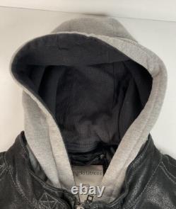 Angelo Litrico Leather Motorcycle Jacket 3XL Lined