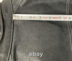 Angelo Litrico Leather Motorcycle Jacket 3XL Lined
