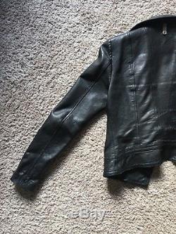 Aritzia Mackage Black Kenya Moto Leather Jacket XS