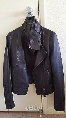 Aritzia Mackage Kenya Leather Jacket Black XS