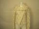 Auth CHANEL 09C White Camellia Illusion with Fantasy Tweed Trim Jacket 38