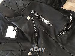Authentic Anine Bing leather biker jacket Size Small RRP$1499