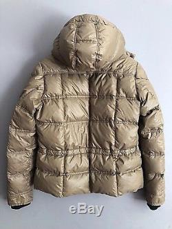 Authentic Moncler Womens Down Jacket Brown Size3