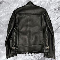Authentic ZARA Black Faux Shearling Jacket Motorcycle Style Pre Owned Excellent