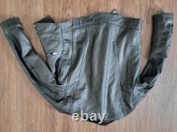 Aviakit Lewis Leathers Black Leather Motorcycle Jacket Large