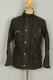 BARBOUR A7 International Suit WAXED Jacket Black Size 34 Small